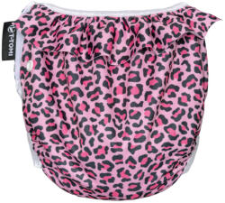 T-TOMI fodros mosható úszópelenka, egyméretes (5-12kg), pink leopárd ()