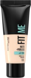 Maybelline New York Fit Me! Pórusösszehúzó és Mattító Alapozó Normál és Zsíros Bőrre (30ml) 095 Porcelain