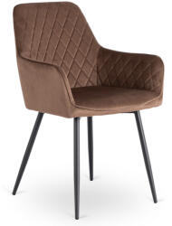 Mebel Elite BRESSO étkezőszék barna velúr (ME-BRESSO-BR-CZ-V-K)