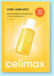 Celimax Mască tip ser pentru luminozitate Pore + Dark Spot Brightening Serum Mask - 27 ml * 10 buc Masca de fata