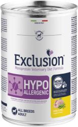 Exclusion conservă pentru câini Hypoallergenic Quail & Pea 400 g