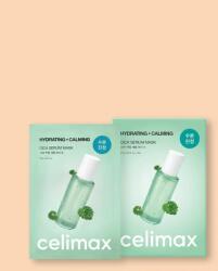 Celimax Nyugtató arcmaszk centellával The Real Cica Calming Serum Mask - 27 ml * 10 db