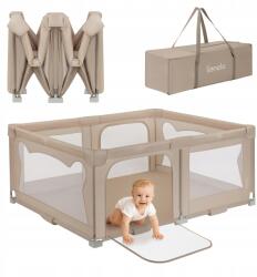 Lionelo Gyerek járóka 151x185 Gyors Összecsukható táska Lionelo Florence EasyFold (LO-FLORENCE EASY FOLD BEIGE SAND)