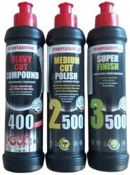 menzerna Set de 3 paste de lustruire Menzerna 250ml fiecare Paste de lustruit 400, 2500, 3500 Menzerna set 3buc 250ml