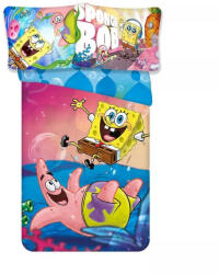  SpongyaBob Splash gyerek, ovis ágyneműhuzat 100×135cm, 40×60 cm (BRM025592) - oliviashop