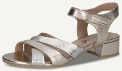 Caprice Sandale dama din piele naturala, Caprice 9-28201-46 991 LT. GOLD COMB, auriu