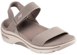 Skechers Sandale dama din material textil, Skechers GO WALK ARCH FIT 2.0 140874 TPE TAUPE, taupe