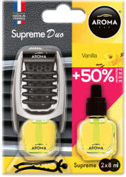 Amio Odorizant auto lichid cu vanilie Aroma Supreme Duo, 2x8 ml (AMA92251)