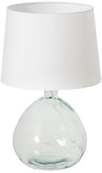 Invicta Lampa de masa CLASSIC 40cm din sticla reciclata cu abajur alb (44494)
