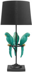 Invicta Lampa de masa WILDLIFE 75cm cu papagali verzi din polirasina (44356)