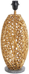 Invicta Baza, lampa de masa LEAF 45cm aurie, fara abajur (42232)