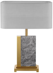 Invicta Lampa de masa ELEGANCIA 65cm, din marmura otel gri auriu (43732)
