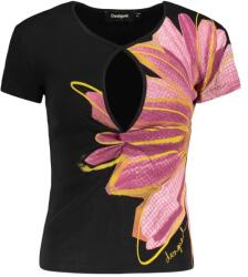 DESIGUAL Дамска тениска с къс ръкав desigual, Размер m, Цвят Черен (26swtk05_ne2000)