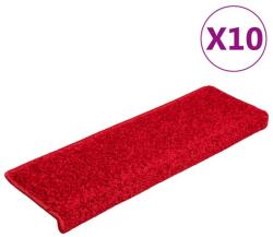 vidaXL Изтривалки за стълби 20 бр. 65x21x4 см червени с правоъгълен кант (B.V.)