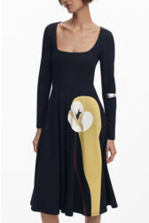 Desigual Дълга рокля за жени desigual, Размер xs, Цвят Черен (25wwvk29_ne2000)