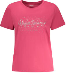 PEPE JEANS Дамска тениска с къс ръкав pepe jeans, Размер m, Цвят Роза (pl5000078brady_rs387)