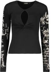 Desigual Дамски пуловер desigual, Размер xl, Цвят Черен (26swtk18_ne2000)