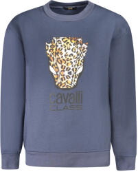 Roberto Cavalli Дамски суитшърт без цип cavalli class, Размер l, Цвят Синьо (qxt67ycf062_bl04926)