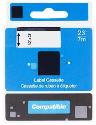 PRINTLINE Bandă compatibilă PRINTLINE cu DYMO 45015, S07205500, 12mm, 7m, imprimare roșie/fundal alb, D1