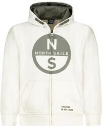 North sails Детски суичър с цип north sails, Размер 10a, Цвят Бял (794476000_bi0105)