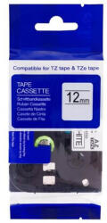 PRINTLINE bandă compatibilă cu Brother HSe-631, 12mm, imprimare neagră/ fond galben, tub termocontractabil