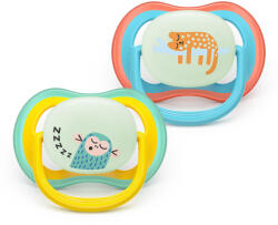 Philips Залъгалки Philips Avent Ultra Air Night 18м+ маймунка и леопард, неутрални (Ultra Air Night)