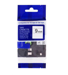 PRINTLINE Bandă compatibilă PRINTLINE cu Brother TZE-S721, 9mm, imprimare neagră/suport verde, extra adezivă