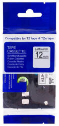 PRINTLINE bandă compatibilă cu Brother TZE-231, TZ-231, 12mm, imprimare neagră/suport alb