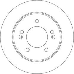 TRW Disc frana TRW DF6725 (DF6725)
