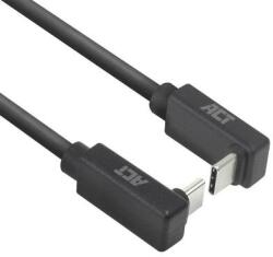 ACT Кабел USB-C - USB-C, 2м, 10Gbps 60W, ъглов нагоре/надолу (EWENT-ACT-CAB-AC7478)