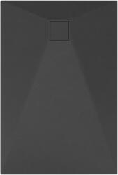Lavre OLDA Kőhatású Zuhanytálca - Fekete, 80x120 cm (OL-80120BK) - rent-xgranit