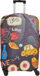 Mondo Way Husa troler Mondo Way model Paris elastica cu inchidere fermoar Lycra marimea L (parisl) Geanta voiaj
