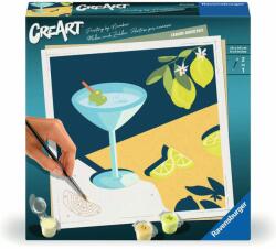 Ravensburger Set de pictură pe numere Ravensburger CreArt - Mojito cu lămâie (25561)