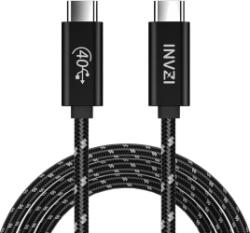 INVZI Cablu USB-C / USB4.0 Gen3, 240W, 40Gbps, 1 m, Negru (110560707101)