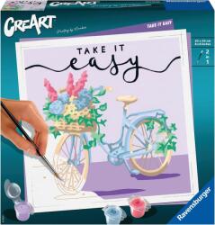 Ravensburger Set pictură pe numere Ravensburger CreArt - Ia-o mai ușor (20099)