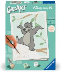 Ravensburger Set de pictură pe numere Ravensburger CreArt - Baloo (Cartea Junglei) (25900)
