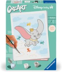 Ravensburger Set de pictură pe numere Ravensburger CreArt -Micul Dumbo (25899)