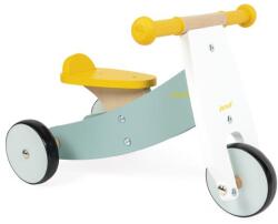Janod Happy Garden Bicicletă de echilibru stabilă din lemn cu 3 roți (J03256)