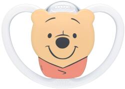 Nuk Suzetă din silicon NUK Perfect Match Air - 6-18 luni, Winnie the Pooh, alb (10176354)