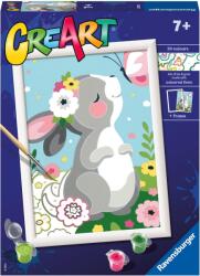 Ravensburger Set de pictură pe numere Ravensburger CreArt - Iepuraș frumos (20179)
