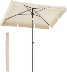 Brius Umbrela terasa sau gradina reglabila, inclinare 2 directii, protectie UV UPF 50+, husa inclusa, 230x150 cm, bej (EZ-GPU044M01)