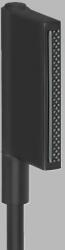 Hansgrohe Para de dus mobila, dreptunghiulara, 2 Jet, negru mat (Matt Black), Axor One 45720670 45720670 (45720670)