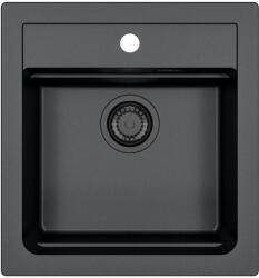 Alveus Atrox gránit mosogató 50x47 cm fekete 1148161 (1148161)
