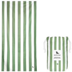 Dock & Bay prosop de plajă cu uscare rapidă Cayman Olive 200 x 90 cm 99KK-OLU0I3_87X (TOWLB.CAB.XL.KHAKI.R) Prosop