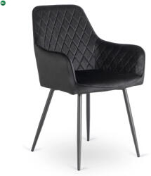 Mebel Elite BRESSO étkezőszék fekete velúr