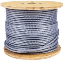Micul Fermier Cablu otel zincat plastifiat 100m Micul Fermier, diametru 4-5.5mm, rezistent (MF-CB7015-G01)