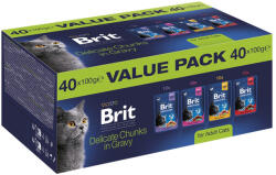 Brit Prémium alutasakos felnőtt macskáknak - Value Pack 40 db