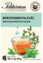Patikárium Borsosmentalevél Tea 20x 1g - plazapatika