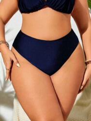 Shein Sötétkék Klasszikus Bikini Alsó Sima Tangával Nagy Méretben Shein 50