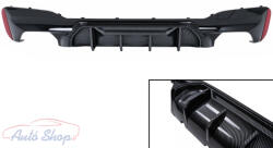  BMW G30/G31 M5 Style fényes Fekete / Carbon M-es diffúzor toldat 2017-2024